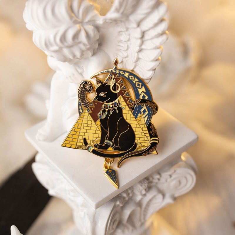 sacred cat pin 5